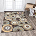 Rizzy Home Xpression XP6881 Brown Medallion Area Rug