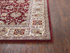 Rizzy Home Zenith ZH7059 Red Motif Area Rug