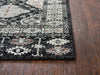Rizzy Home Zenith ZH7077 Black Motif Disress Area Rug