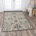 Rizzy Home Zenith ZH7091 Ivory Floral Area Rug