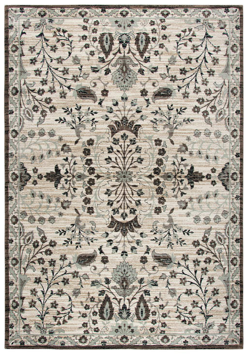 Rizzy Home Zenith ZH7091 Ivory Floral Area Rug