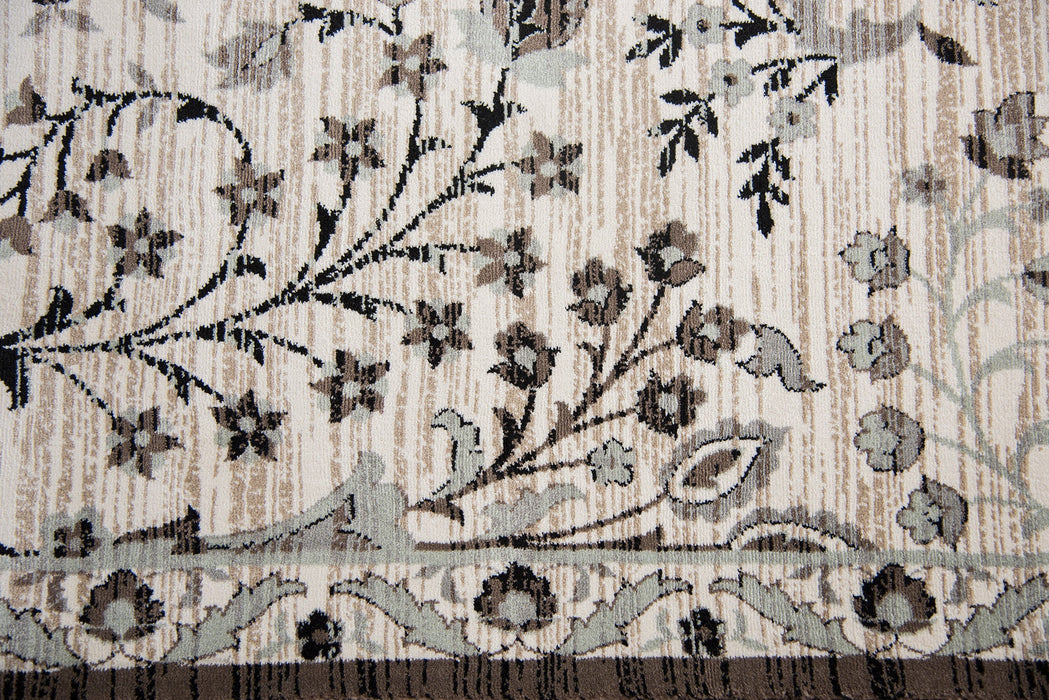 Rizzy Home Zenith ZH7091 Ivory Floral Area Rug