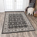 Rizzy Home Zenith ZH7092 Black Motif Area Rug