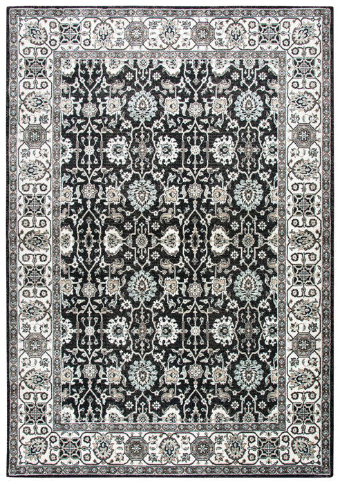 Rizzy Home Zenith ZH7092 Black Motif Area Rug