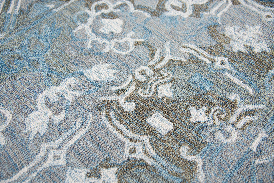 Rizzy Home Zingaro ZI020B Gray Distress Area Rug