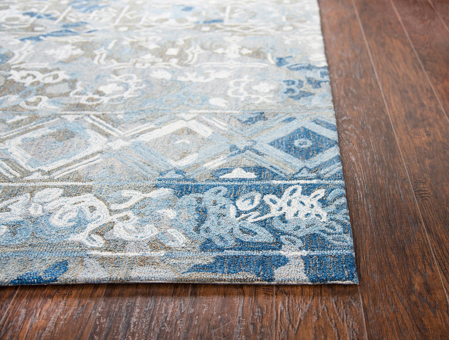 Rizzy Home Zingaro ZI020B Gray Distress Area Rug