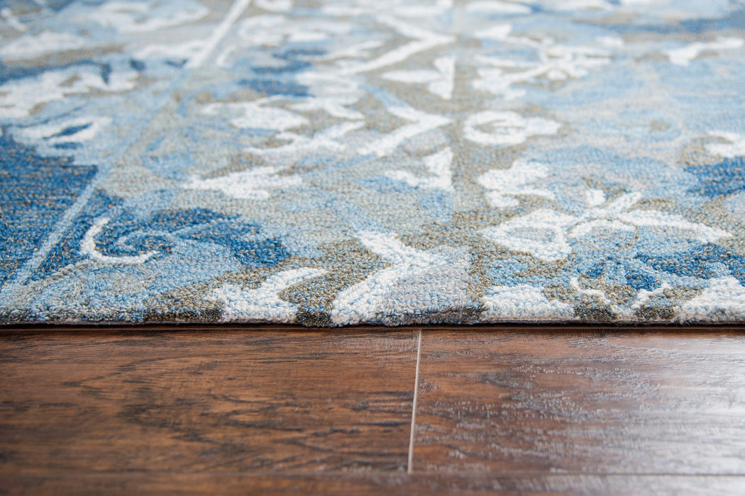 Rizzy Home Zingaro ZI020B Gray Distress Area Rug