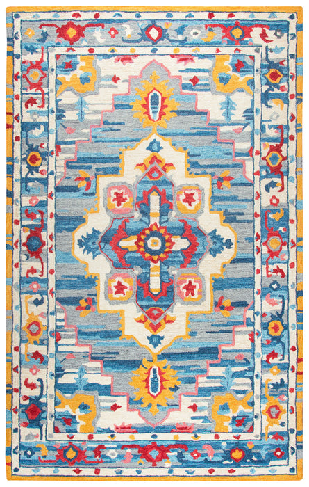 Rizzy Home Zingaro ZI021B Natural Central Medallion Area Rug