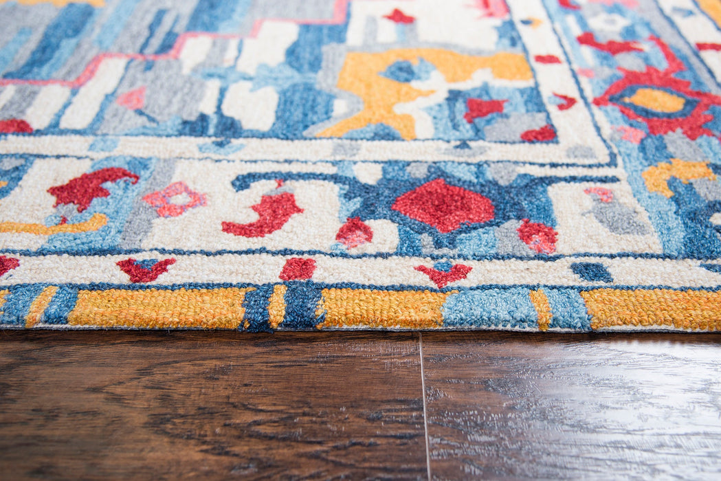 Rizzy Home Zingaro ZI021B Natural Central Medallion Area Rug