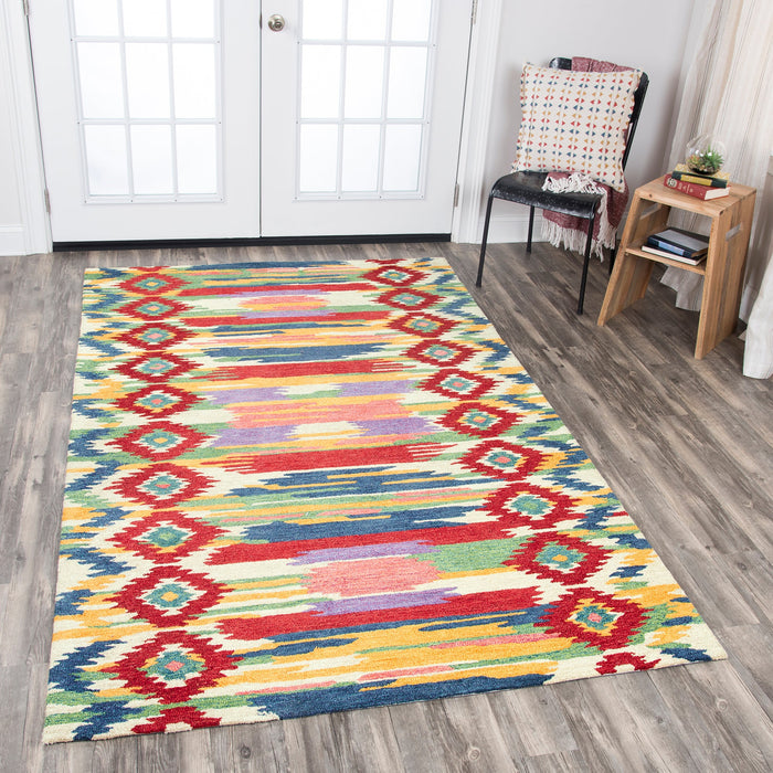 Rizzy Home Zingaro ZI022B Natural Strips/Ikat Area Rug
