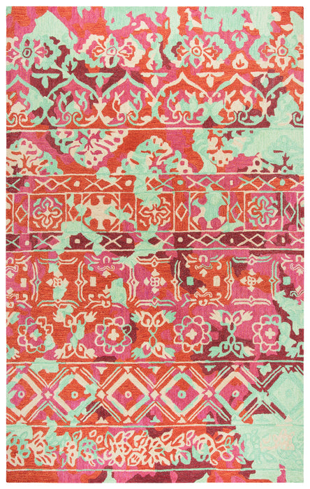Rizzy Home Zingaro ZI024B Pink Distress Area Rug