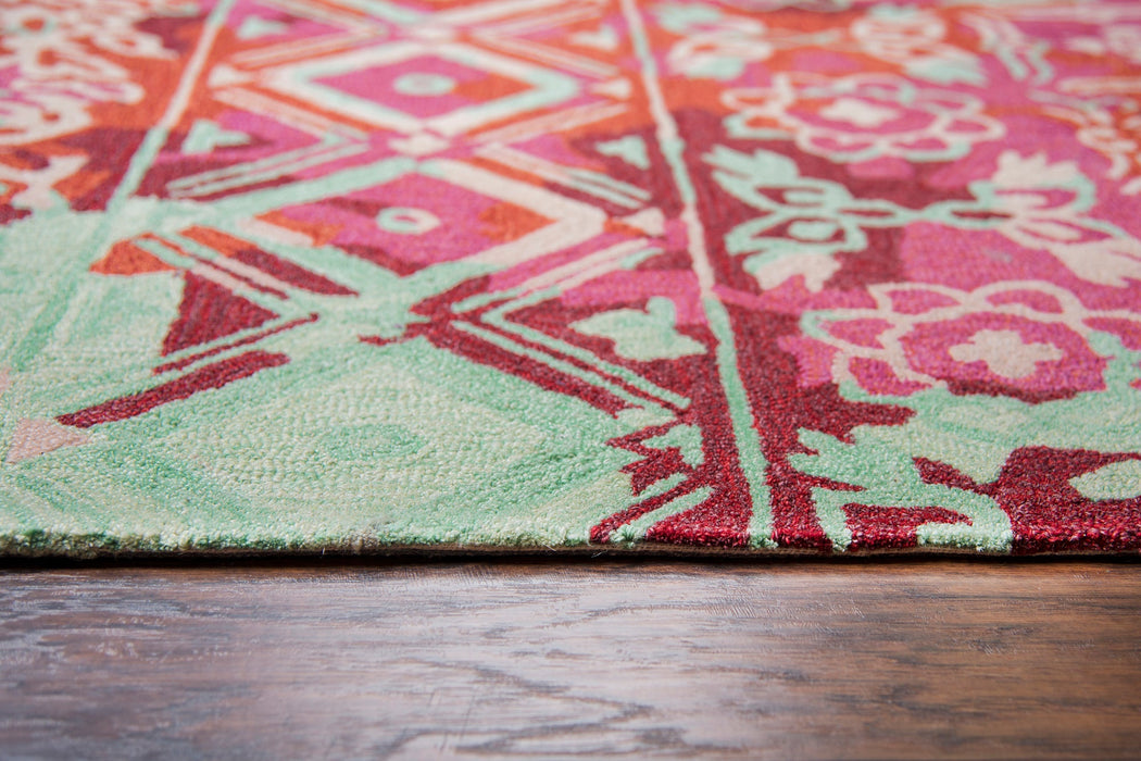 Rizzy Home Zingaro ZI024B Pink Distress Area Rug