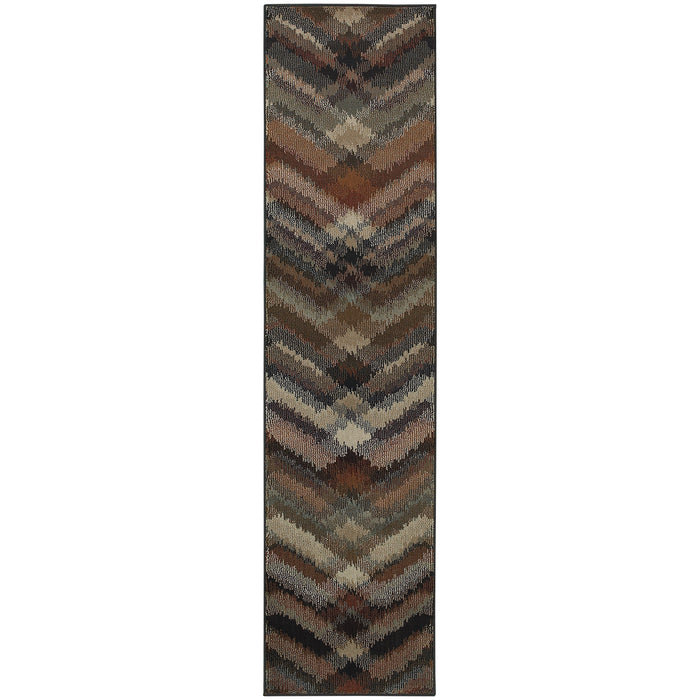 Oriental Weavers Adrienne Grey/Multi Geometric 4205C Area Rug