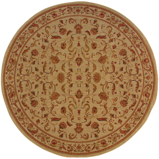 Oriental Weavers Allure Beige/Red Oriental 002A1 Area Rug