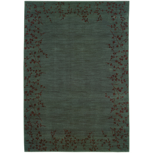 Oriental Weavers Allure Blue/Brown Floral 004D1 Area Rug