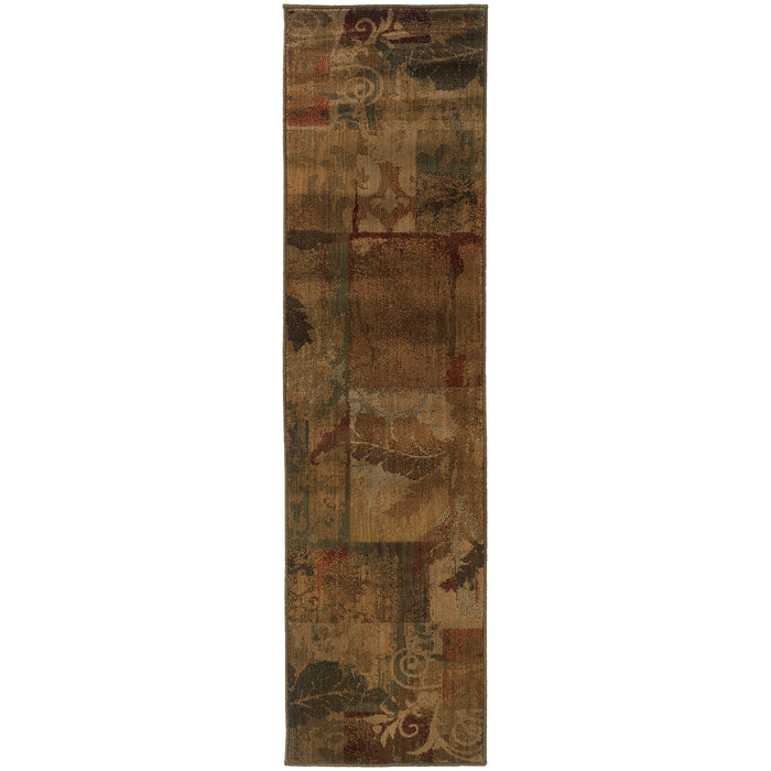 Oriental Weavers Allure Green/Red Botanical 059A1 Area Rug