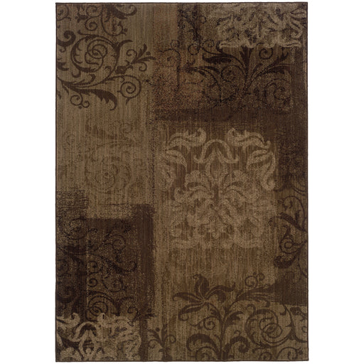 Oriental Weavers Allure Brown/Beige Floral 060B1 Area Rug