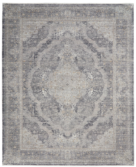 Nourison Starry Nights STN05 Charcoal/Cream Area Rug