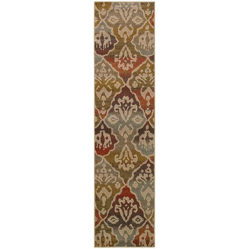Oriental Weavers Casablanca Multi/Beige Floral 4442C Area Rug