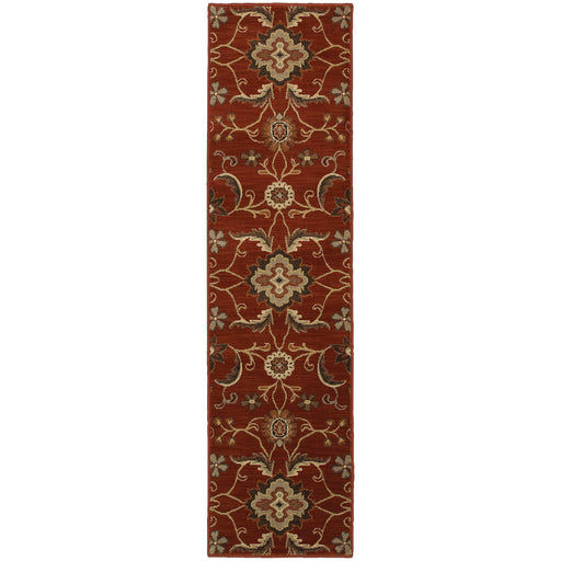 Oriental Weavers Casablanca Red/Multi Floral 4471B Area Rug