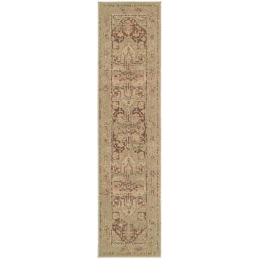 Oriental Weavers Chloe Tan/Pink Oriental 4694K Area Rug