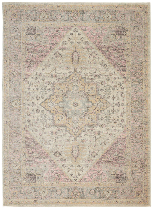 Nourison Tranquil TRA06 Ivory/Pink Area Rug
