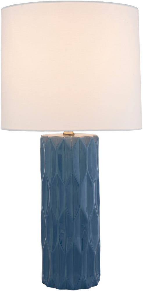Surya Draven DAE-001 Transitional Blue Table Lamp
