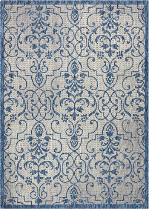 Nourison Garden Party GRD04 Ivory/Blue Area Rug