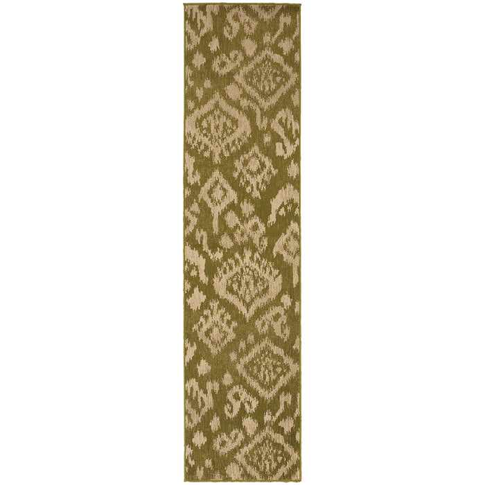 Oriental Weavers Ella Green/Beige Abstract 5113A Area Rug