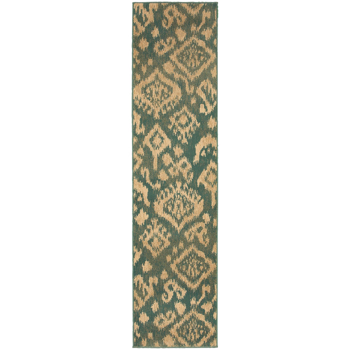 Oriental Weavers Ella Blue/Beige Abstract 5113B Area Rug