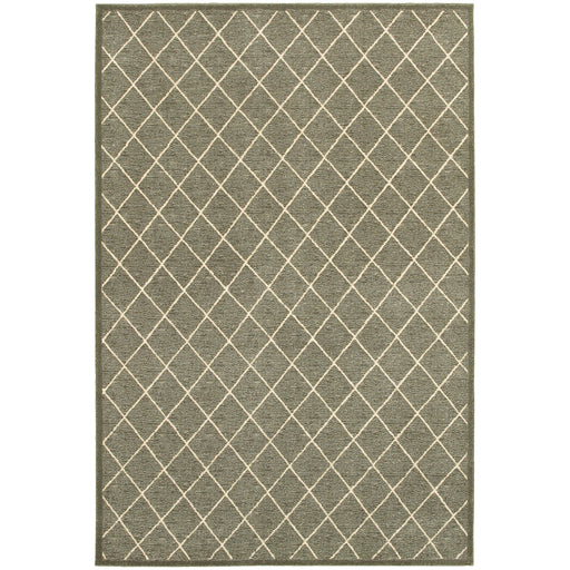 Oriental Weavers Ellerson Grey/Ivory Lattice 090E4 Area Rug