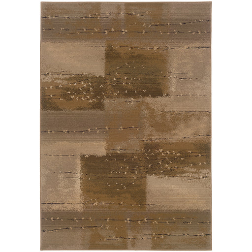 Oriental Weavers Genesis Tan/Beige Abstract 908A1 Area Rug