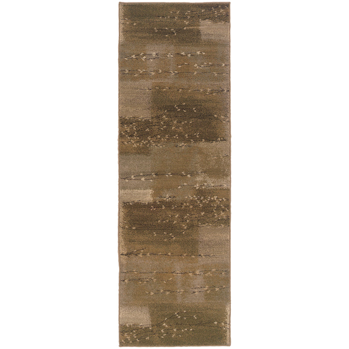 Oriental Weavers Genesis Tan/Beige Abstract 908A1 Area Rug