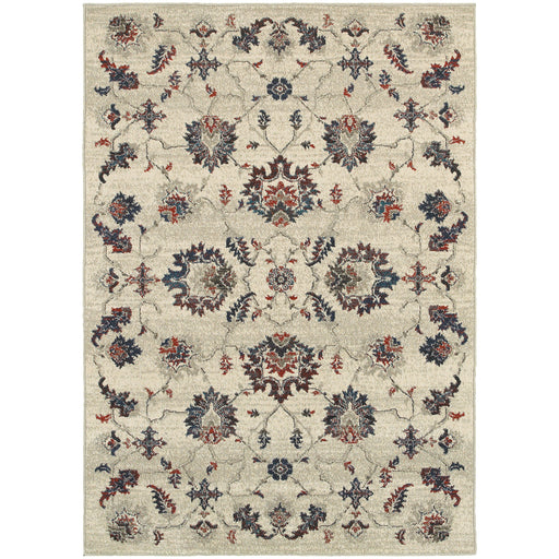 Oriental Weavers Highlands Beige/Multi Floral 6684B Area Rug