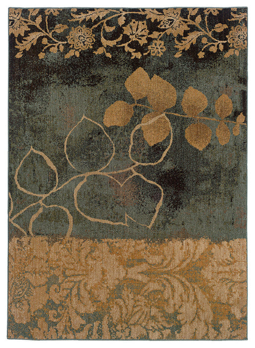 Oriental Weavers Infinity 1133B Abstract Area Rug, Beige/Blue, 9'10"x12'9"