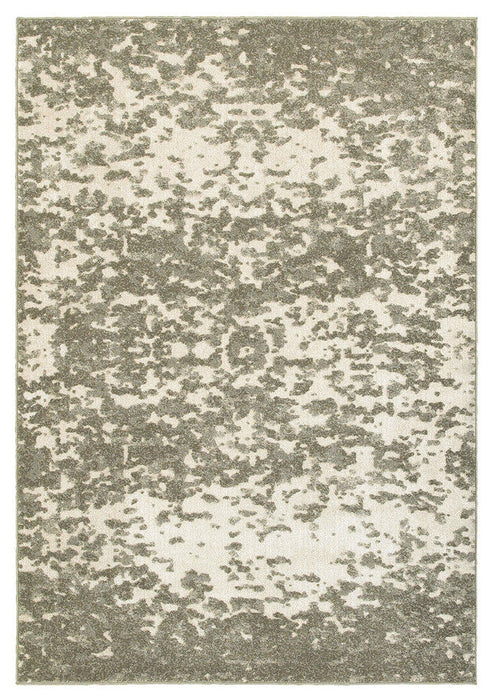 Oriental Weavers Rowan 190E4 Abstract Area Rug, Ivory/Gray, 7'10"x10'10"