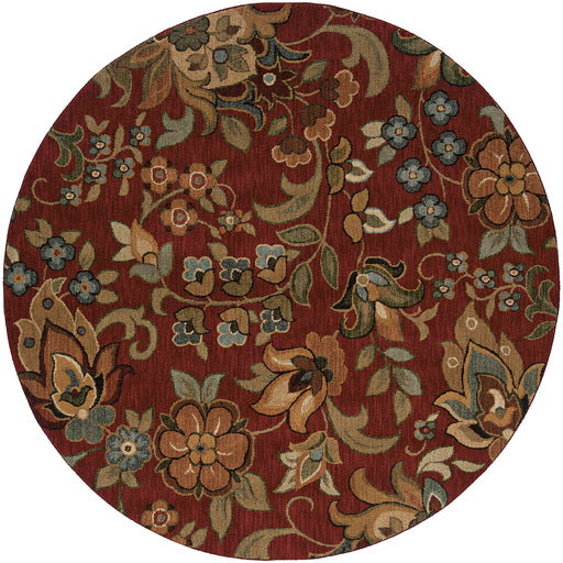 Oriental Weavers Infinity Red/Green Floral 1105B Area Rug