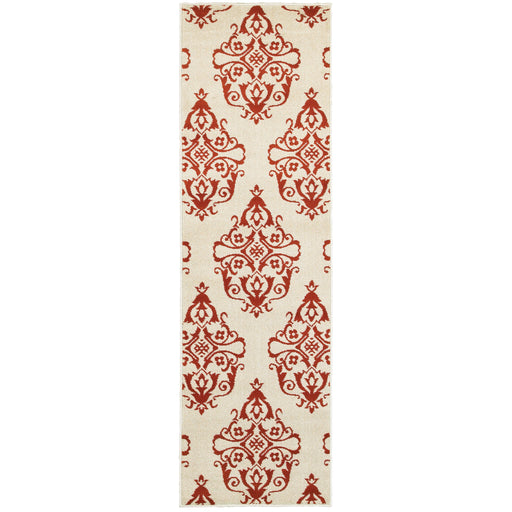 Oriental Weavers Jayden Ivory/Rust Floral 7412D Area Rug