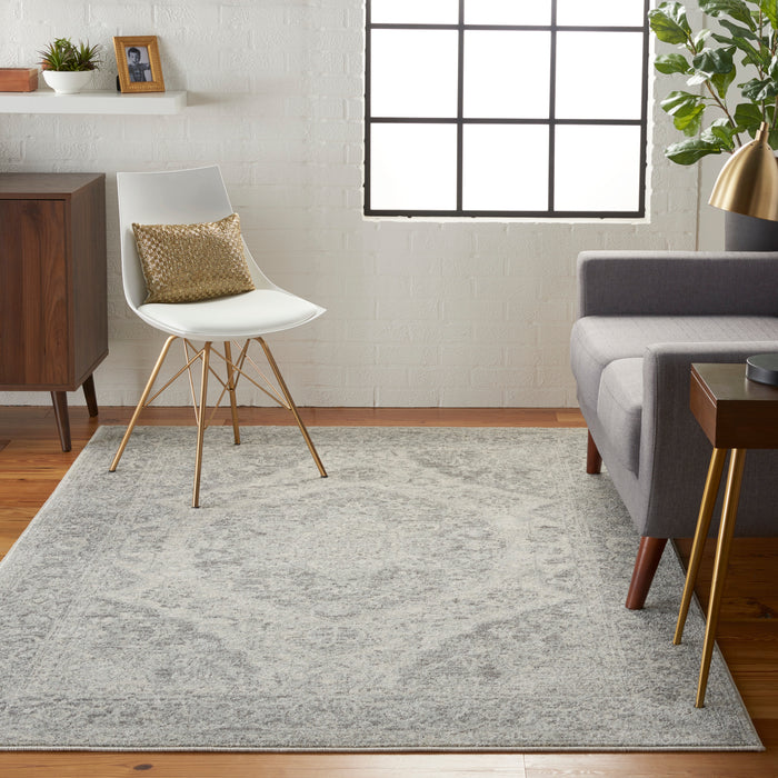Nourison Tranquil TRA05 Ivory/Grey Area Rug