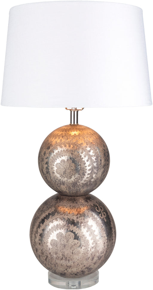 Livabliss Millicent MIC-001 Updated Traditional Silver Table Lamp