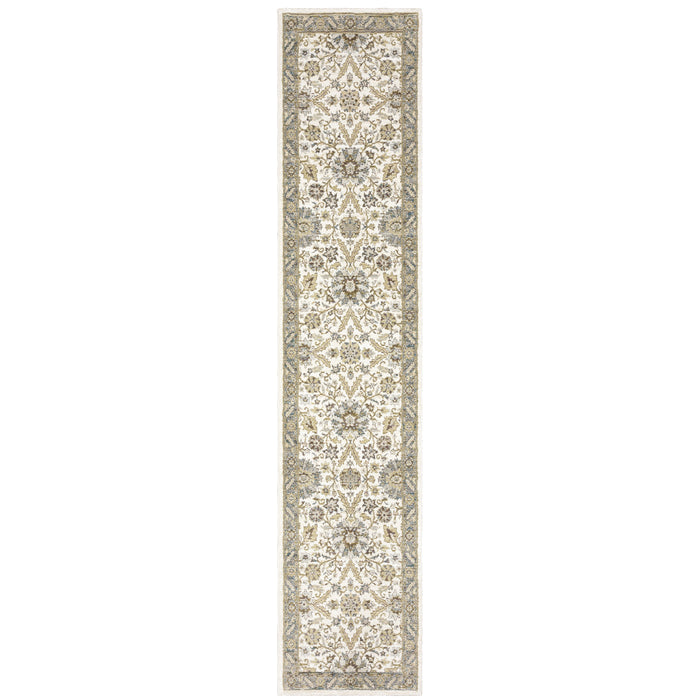Andorra 8918I Stone/Ivory 1'10" x 3'2" Rug