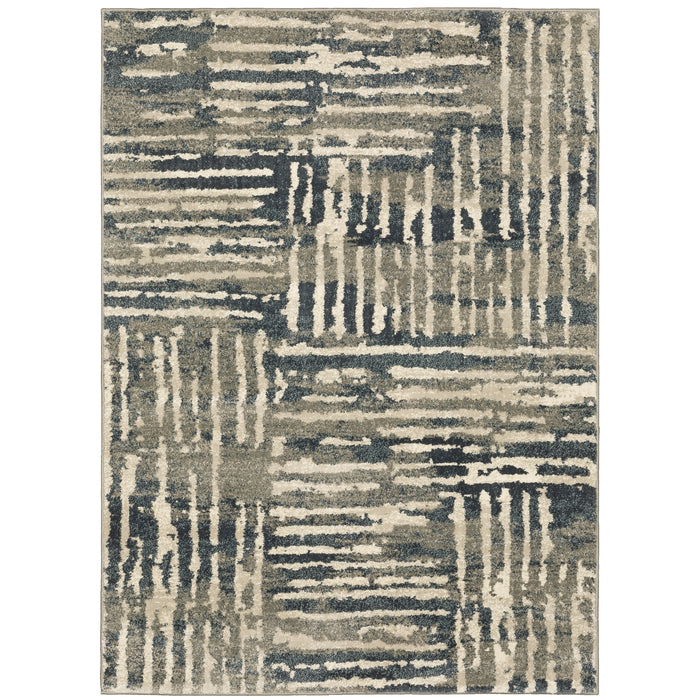 Carson 0745C Blue/Beige 2' x 3' Rug