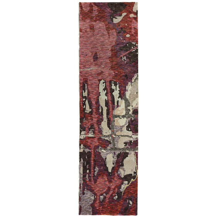Evolution 8028B Red/Beige 1'10" x 3'2" Rug
