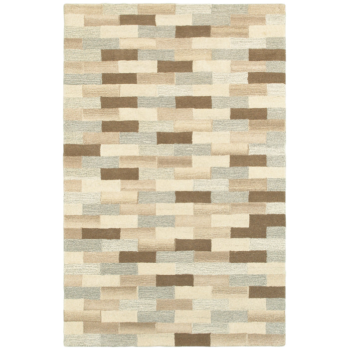 Infused 67006 Beige/Grey 3'6" x 5'6" Rug