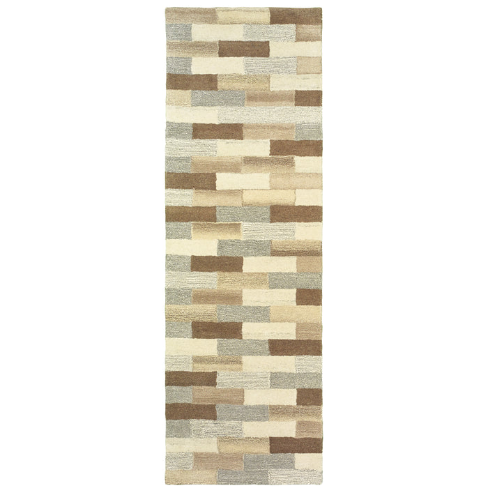 Infused 67006 Beige/Grey 3'6" x 5'6" Rug