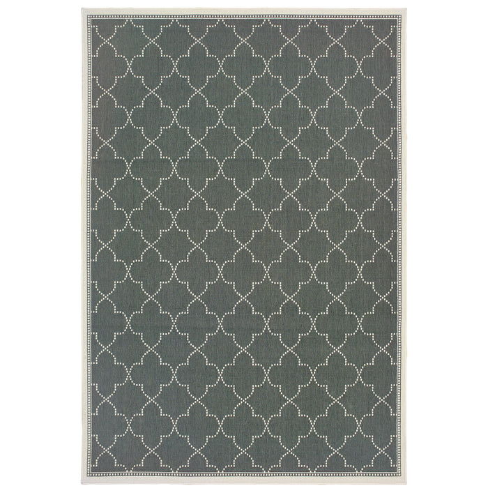 Marina 6025L Grey/Ivory 1'9" x 3'9" Rug