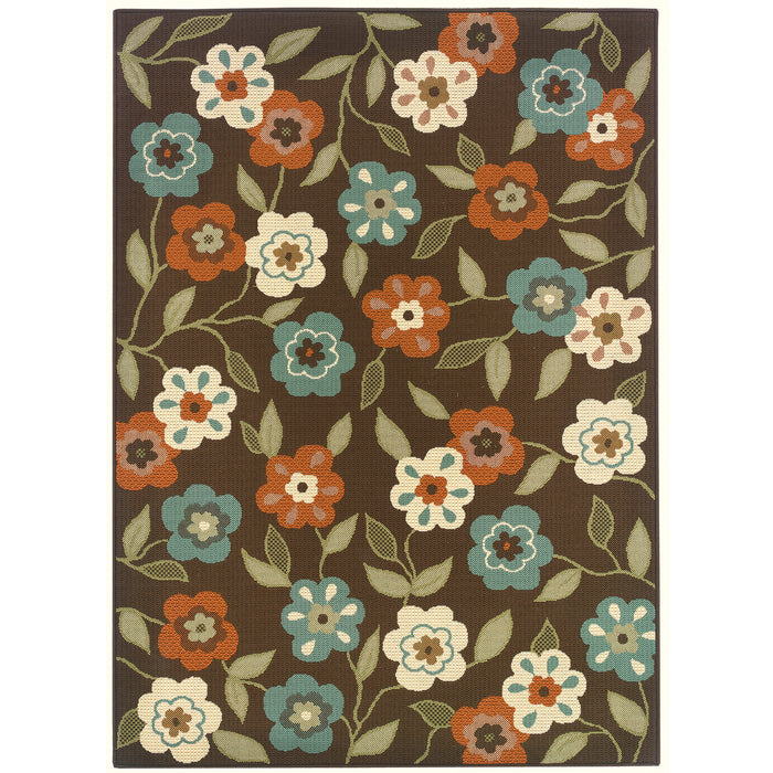 Montego 2267D Brown/Ivory 1'9" x 3'9" Rug