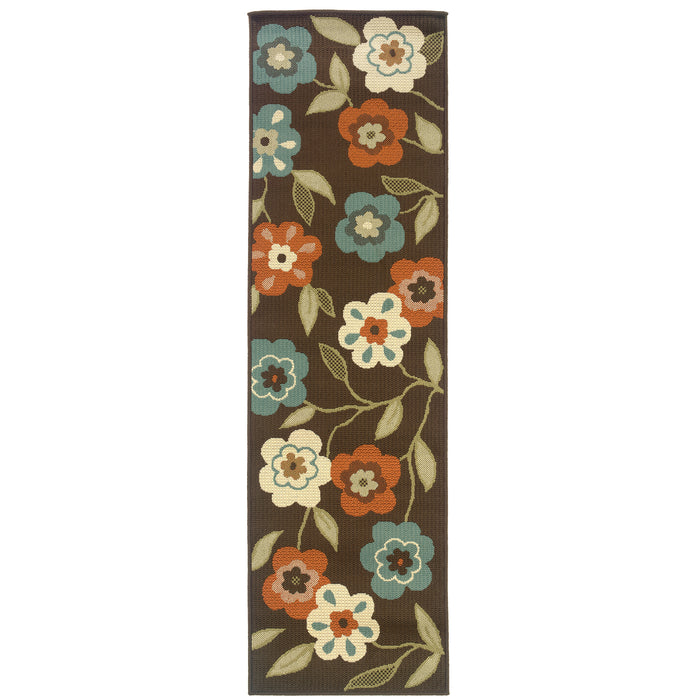 Montego 2267D Brown/Ivory 1'9" x 3'9" Rug