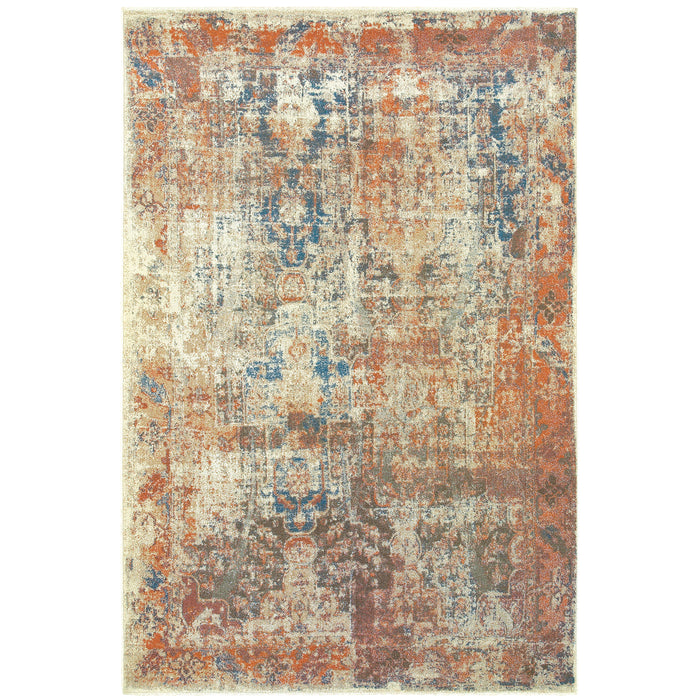 Pasha 521X6 Beige/Multi 3'10" x 5'5" Rug