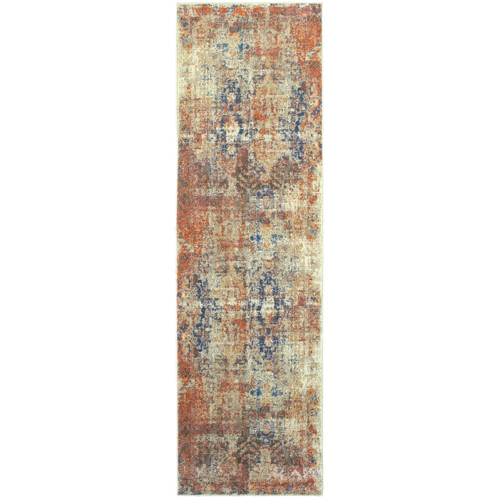 Pasha 521X6 Beige/Multi 3'10" x 5'5" Rug